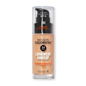 Base Líquida Revlon Colorstay Combination Oily Skin FPS 15 Sand Beige 180 30ml