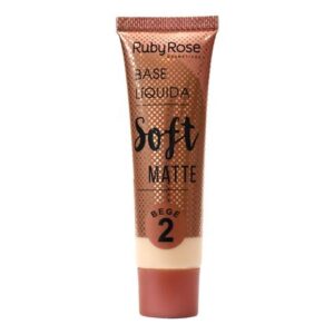 Base Líquida Ruby Rose Soft Matte Bege Base Líquida Ruby Rose Soft Matte Bege
