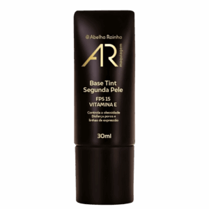 Base Tint Abelha Rainha AR Maquiagem Segunda Pele Tom Q 1 Bege Claro Quente 30ml Ref 4185