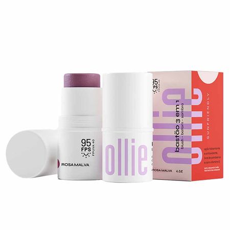 Bastão 3 em 1 Ollie Blush, Batom e Sombra FPS 95