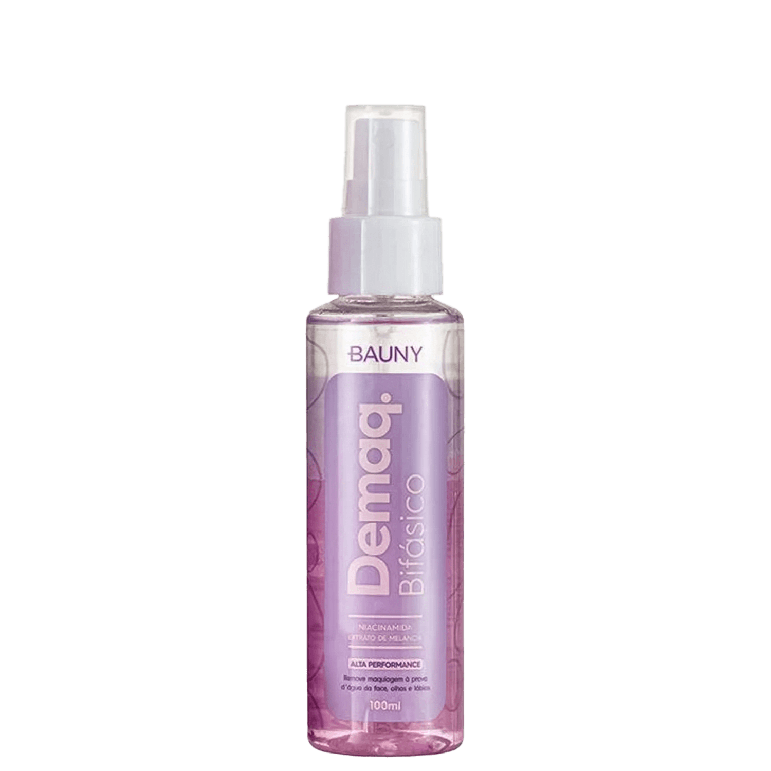 Demaquilante Bifásico Bauny Cosméticos 100ml