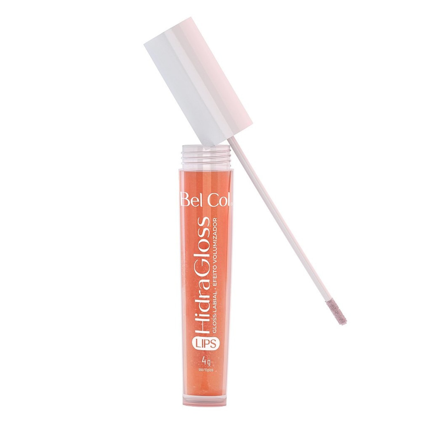 Gloss Labial Volumizador Bel Col HidraGloss Lips Coral 4g