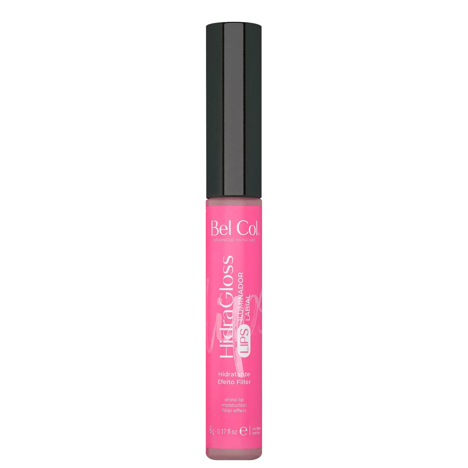 Gloss Labial Volumizador Bel Col HidraGloss Lips Rosa 8g