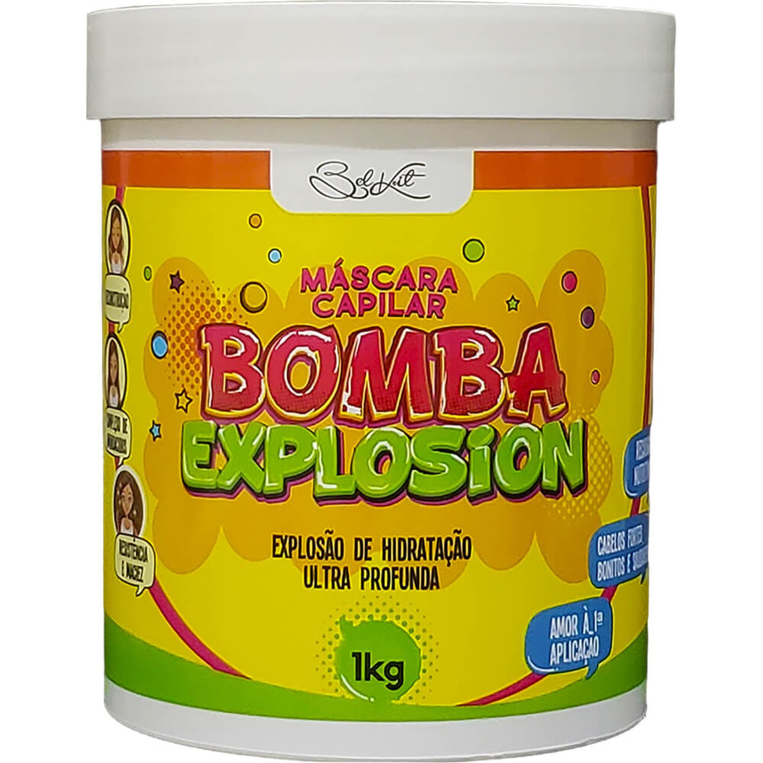 Máscara Capilar Belkit Bomba Explosion Hidratação Ultra Profunda 1kg