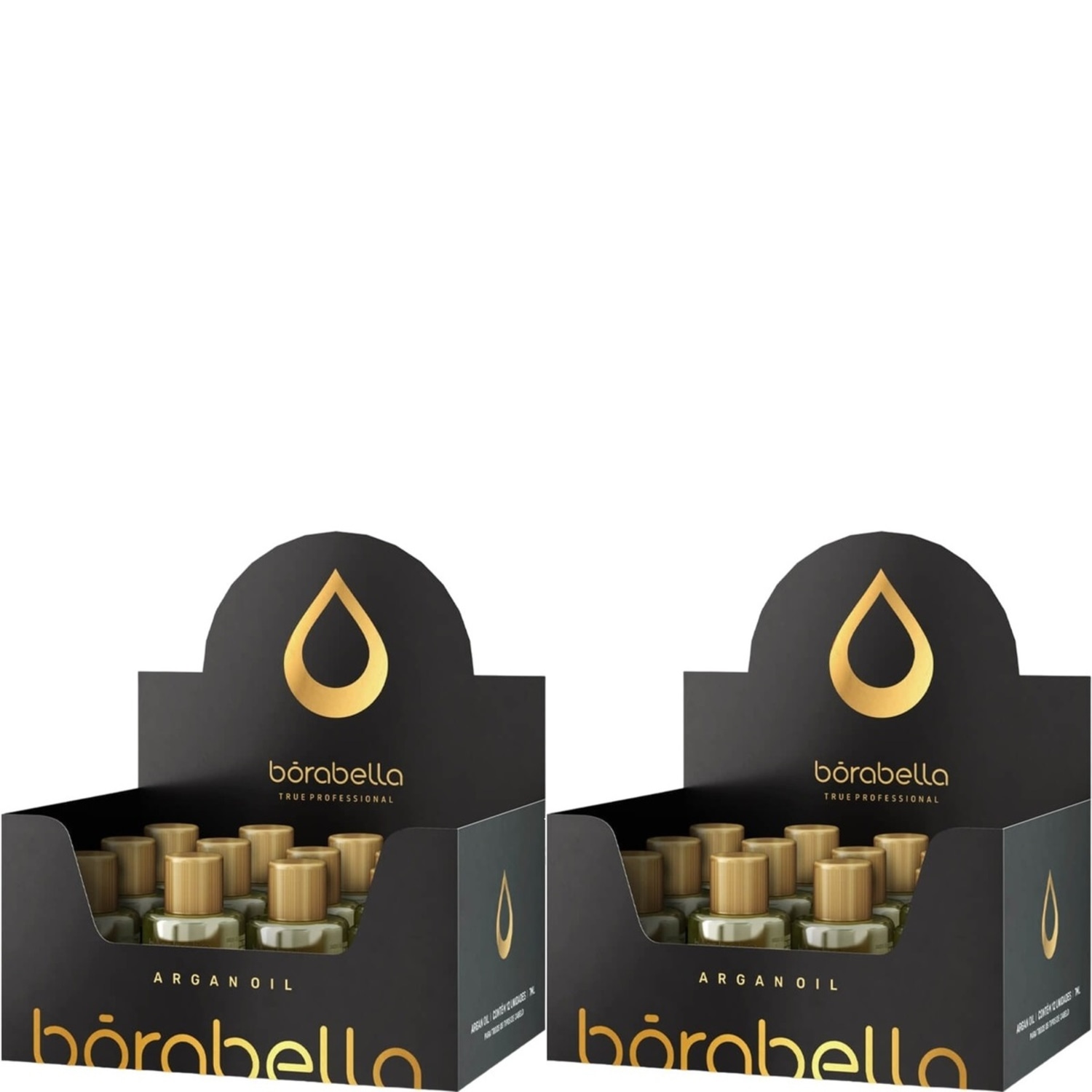 Kit Borabella Óleo de Argan e Macadâmia Pontas (24 unidades) 7ml