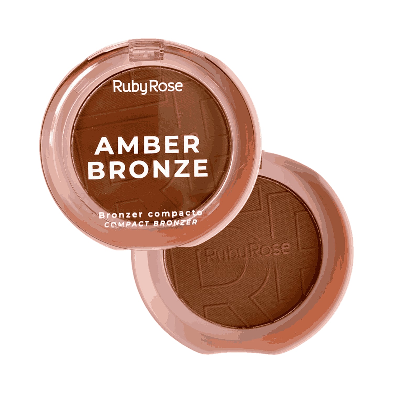Bronzer Compacto Ruby Rose Amber Bronze Tropical Tan Sem G.