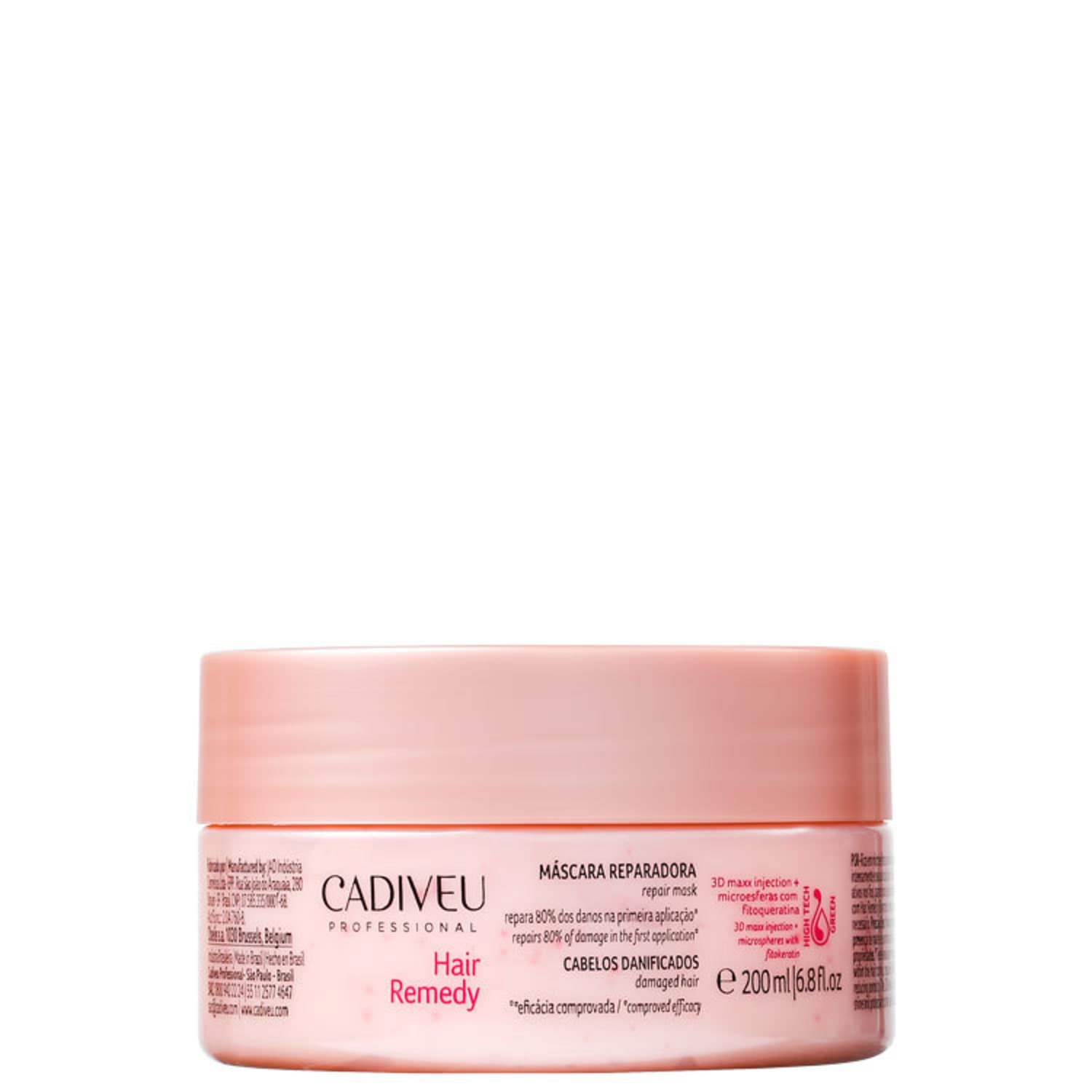 Máscara Reparadora Cadiveu Professional Hair Remedy 200ml