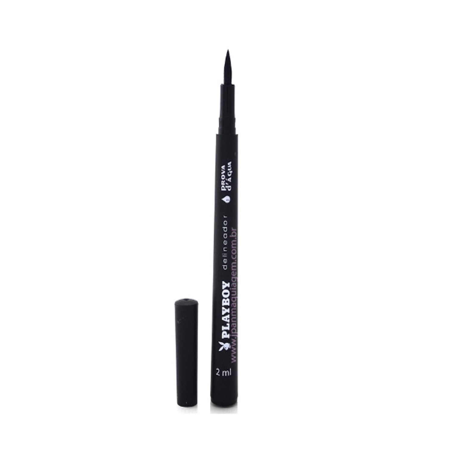 Caneta Delineadora Waterproof Playboy Pro Preto 2ml