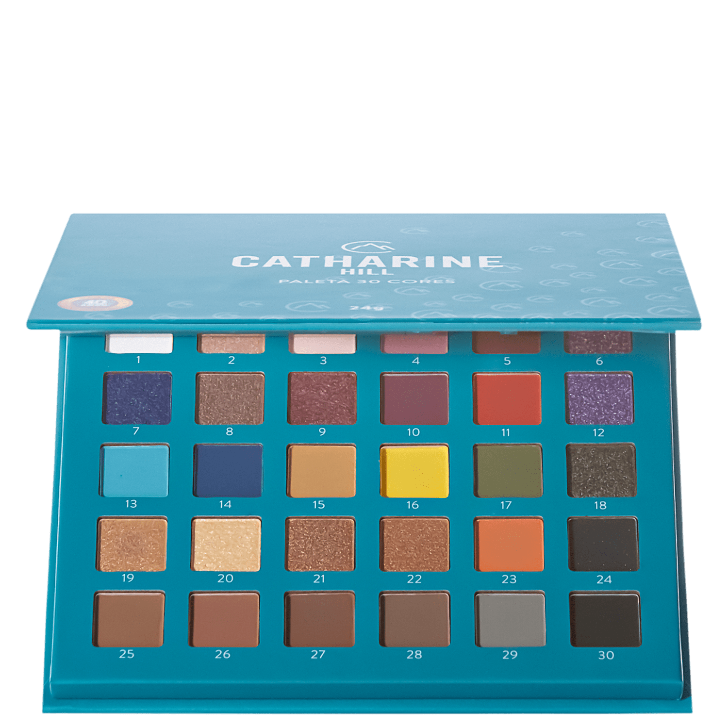 Paleta de Sombras Catharine Hill 1017C1 30 Cores 24g
