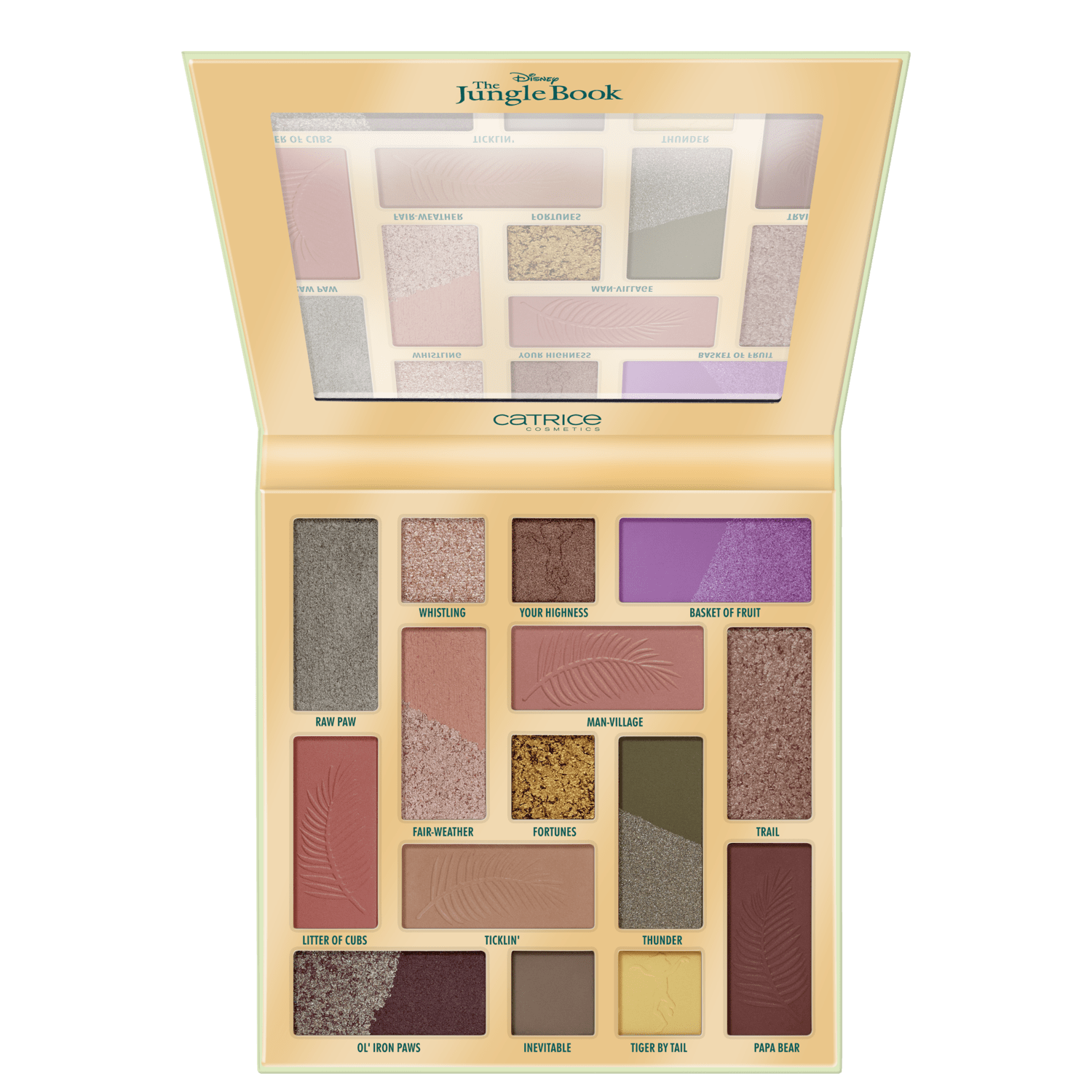 Paleta de Sombras Catrice Disney Mogli O Menino Lobo 010 Bare Necessities 28g