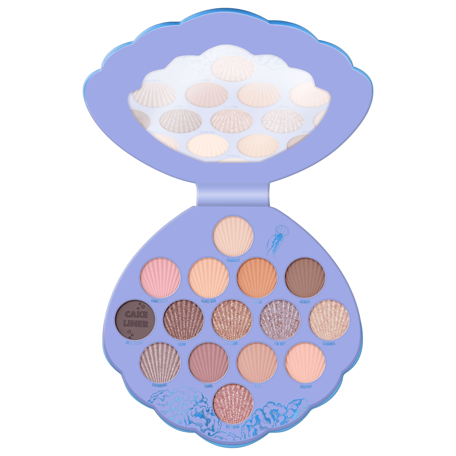 Paleta de Sombras Catrice Disney Pixar Procurando Dory 010 Just Keep Swimming 12,1g