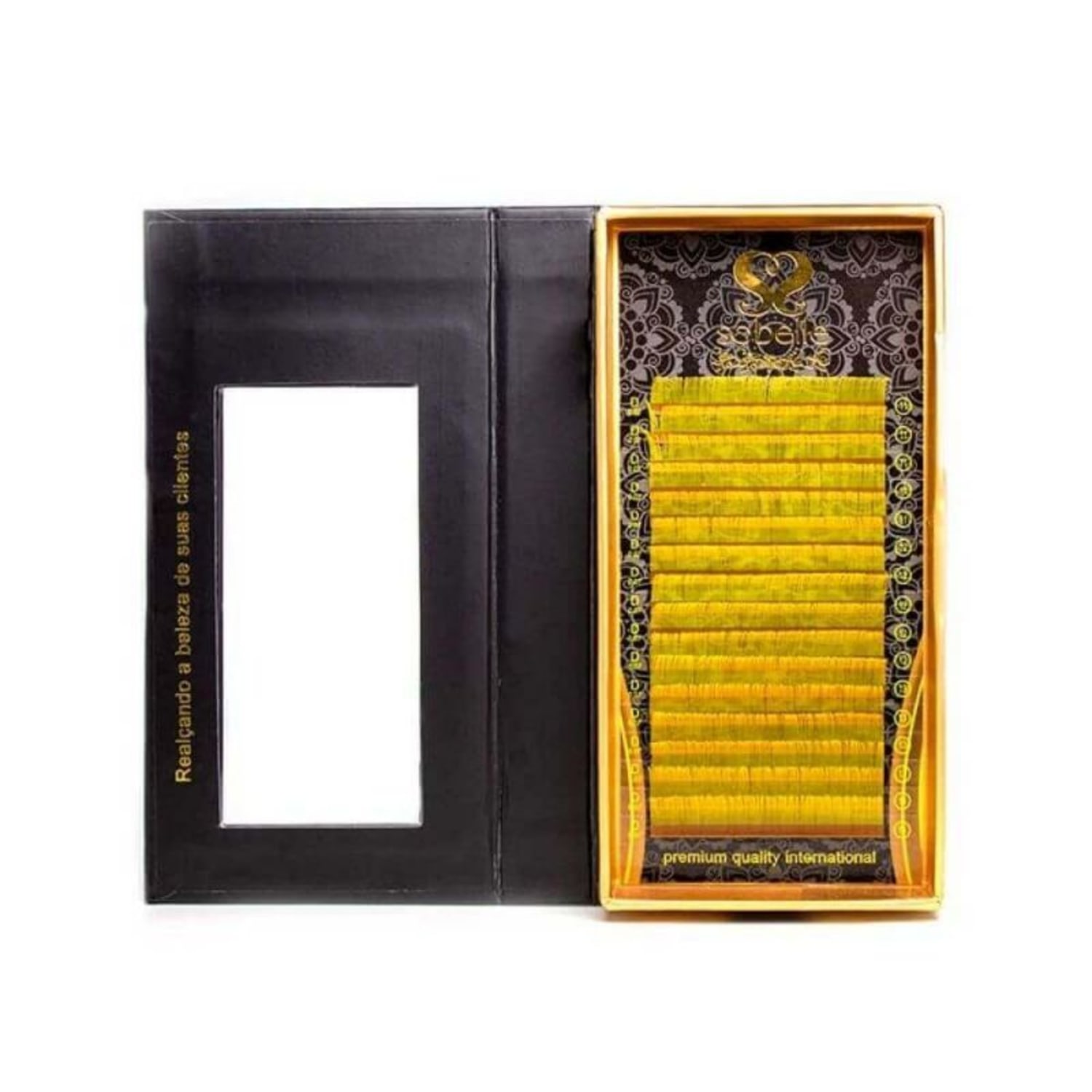 Cílios Mink Lash Amarelo 0.7 C Mix 8-11