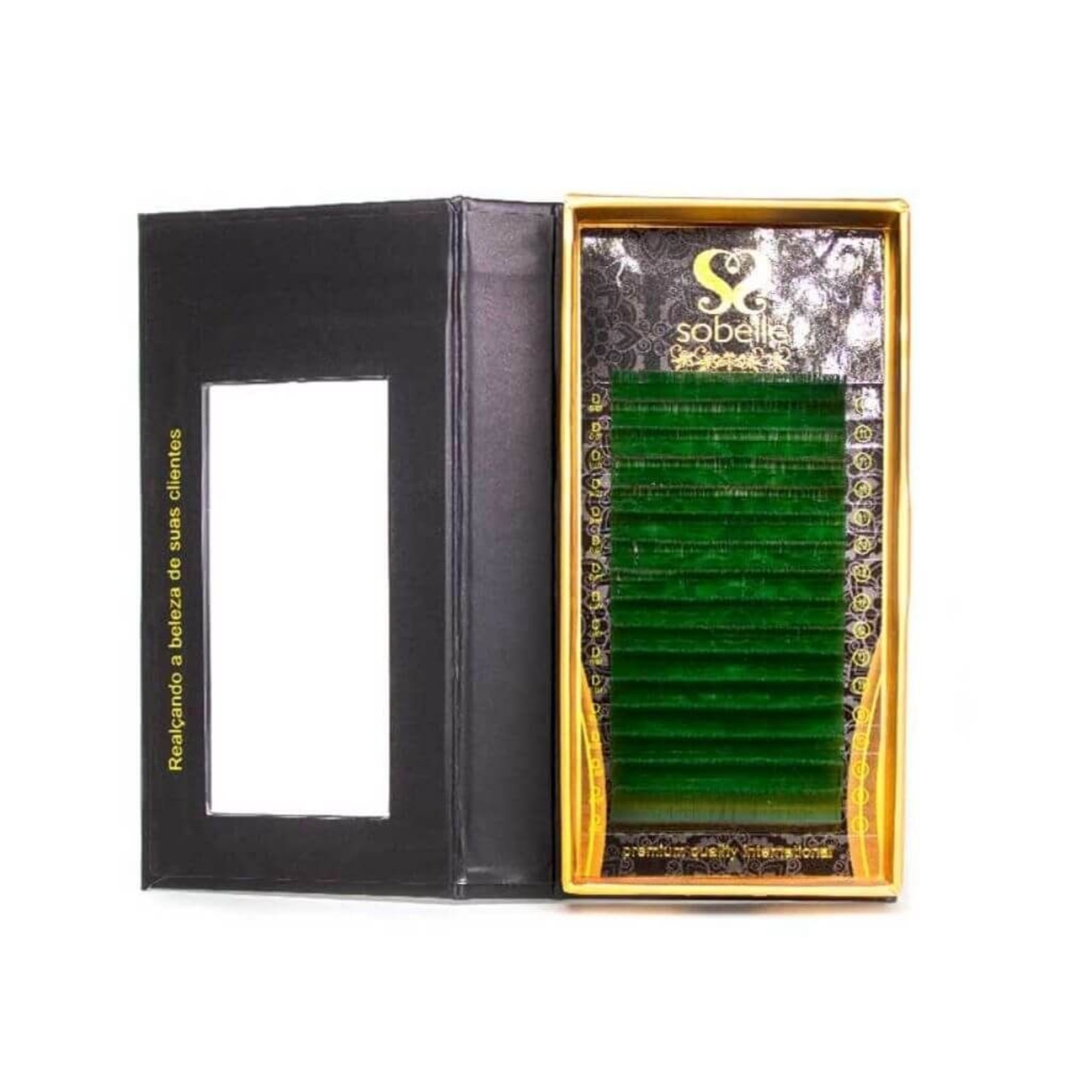 Cílios Mink Lash Verde 0.7 C Mix 8-11