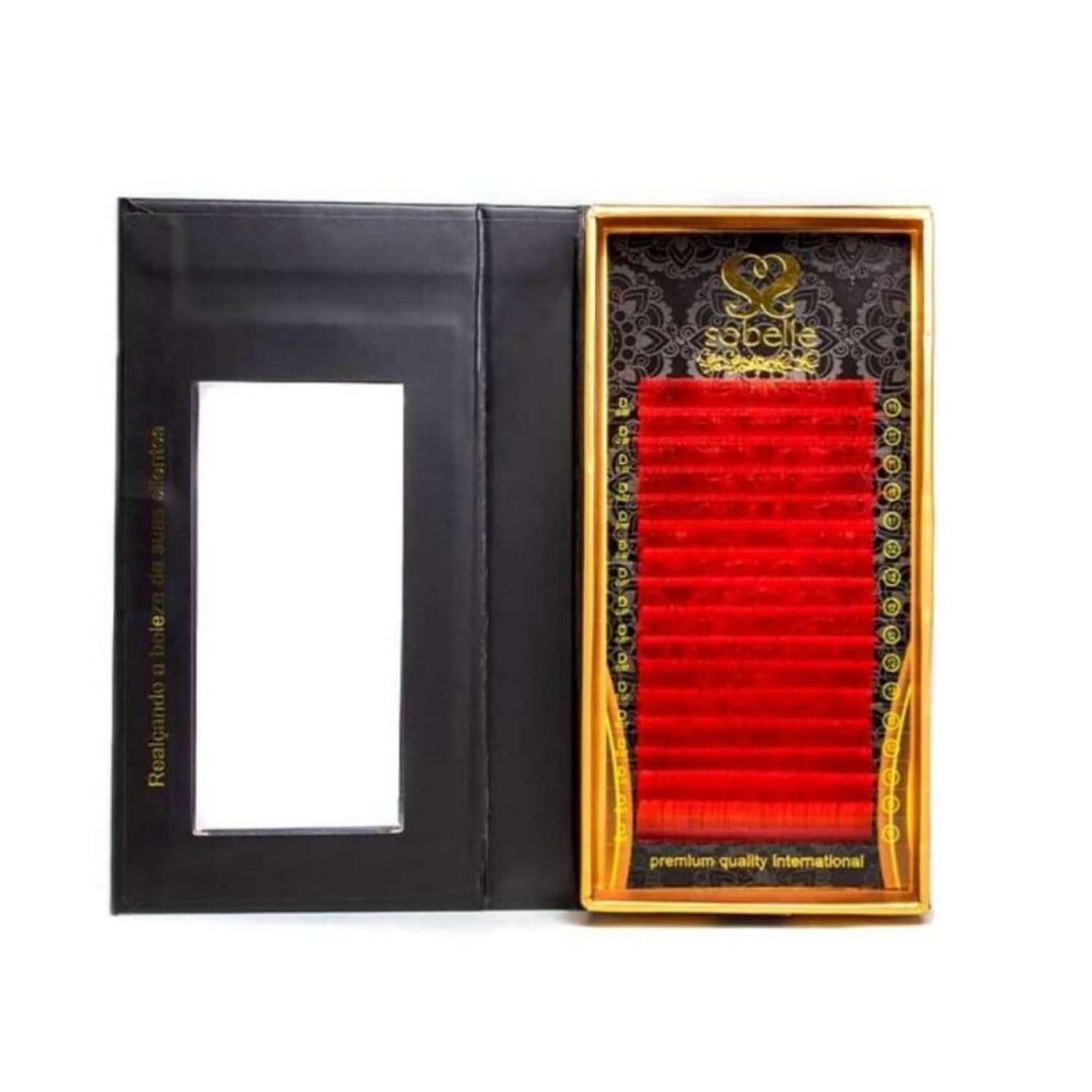 Cílios Mink Lash Vermelho 0.7 C Mix 8-11