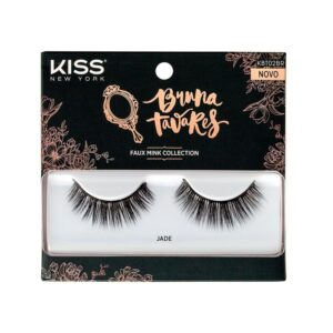 Cílios Postiços Inteiriços Kiss NY Bruna Tavares Jade 1 par