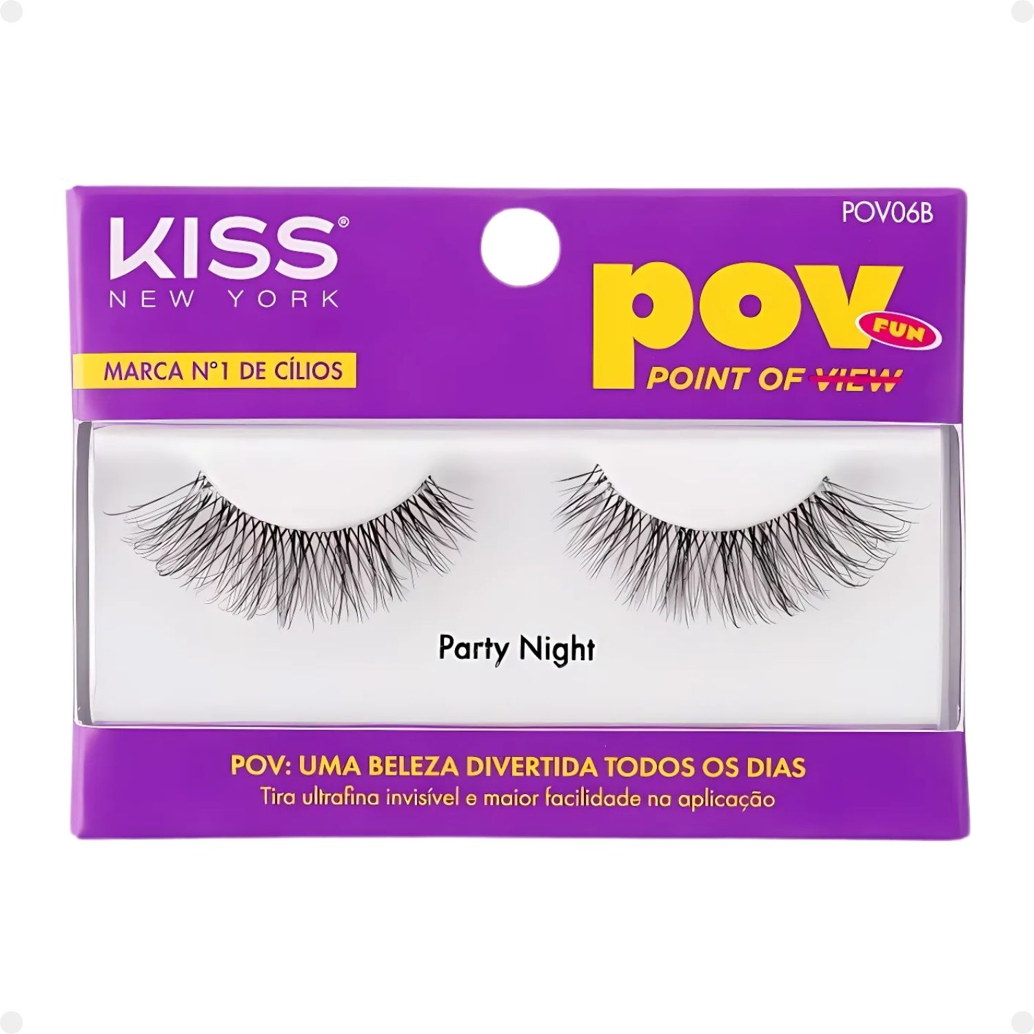 Cílios Postiços Kiss New York POV Party Night POV06B