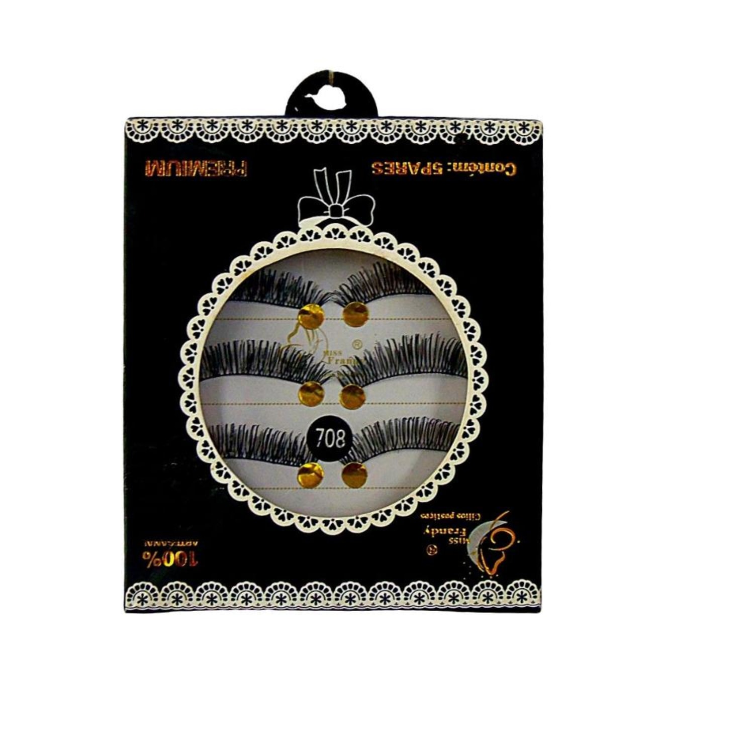 Cílios Postiços Miss Frandy Premium 0160114 5 pares