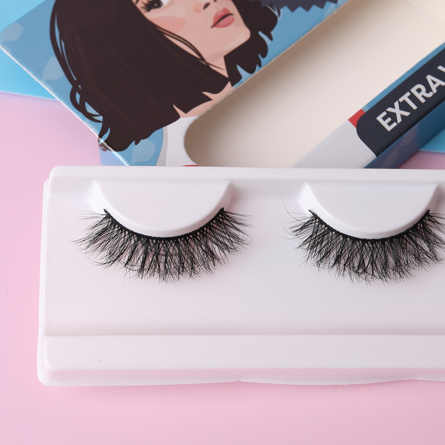 Cílios Postiços Extra Volume Linha Pink Party Modelo X048