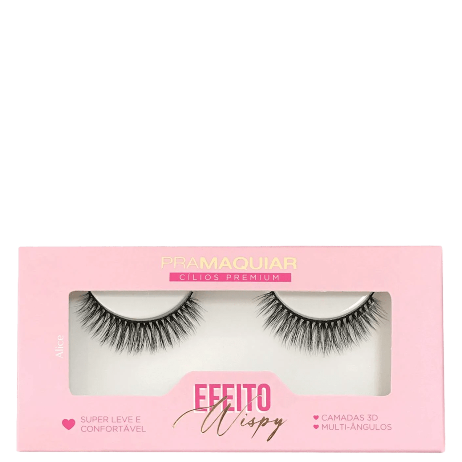 Cílios Postiços Premium Efeito Wispy #1138 Alice