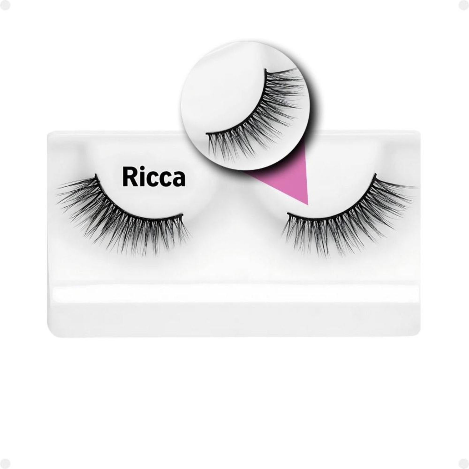 Cílios Postiços Ricca Belliz Fox Eyes Olhar Vibrante Vol.2 Médio Cód.2695