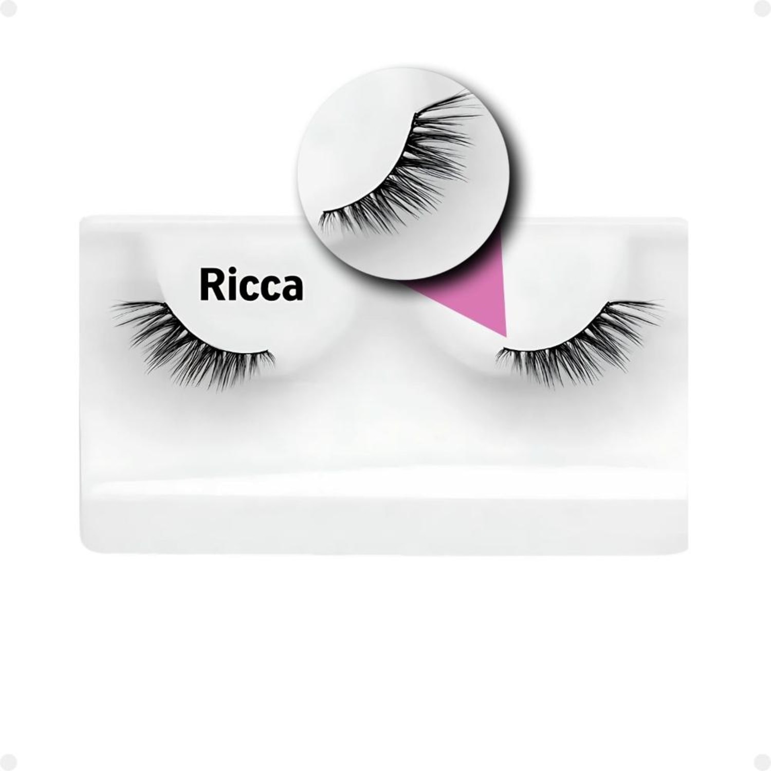 Cílios Postiços Ricca Belliz Fox Eyes Poderoso Gatinho Vol.2 Médio Cód.2697