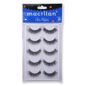 Cílios Postiços Macrilan Volumosos e Cruzados CL104-5 5 pares Cílios Postiços Macrilan Volumosos e Cruzados CL104-5 5 pares