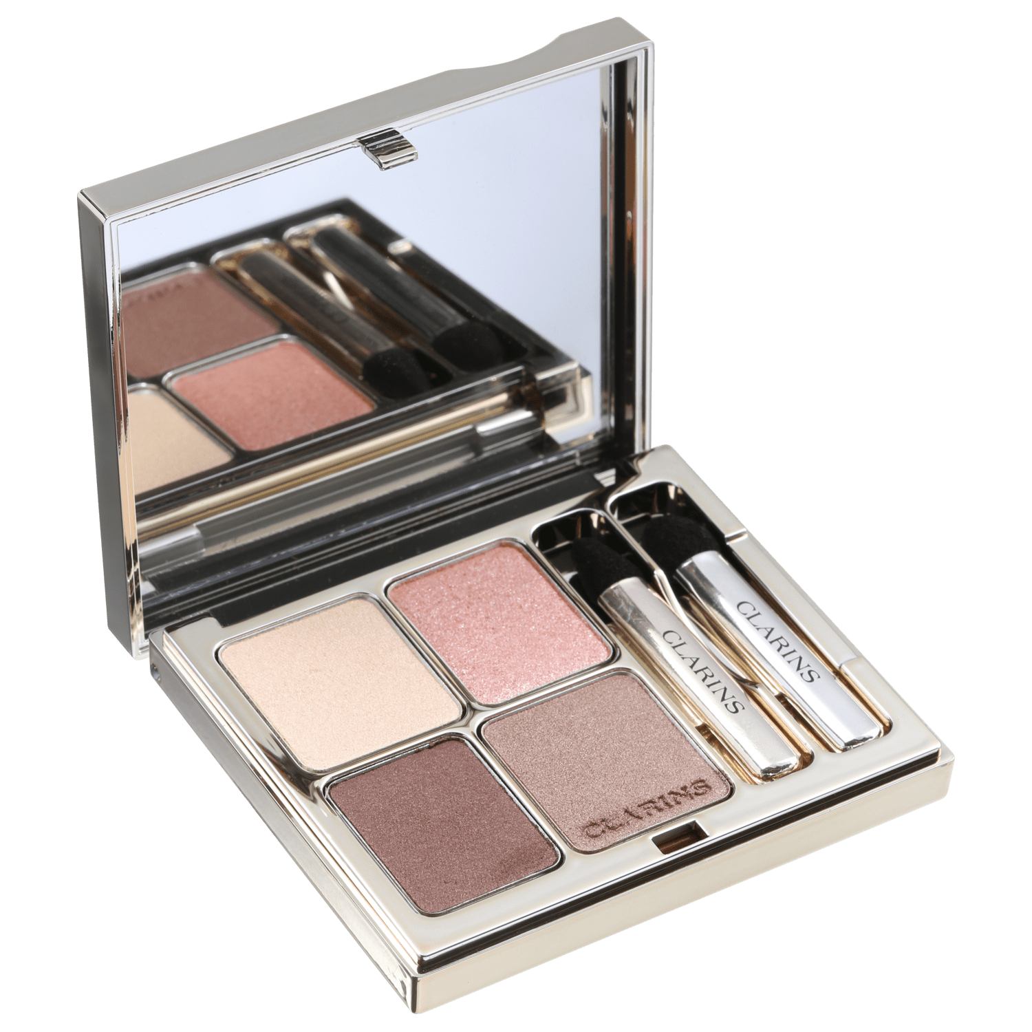 Paleta de Sombras para Olhos Clarins Eye Quartet Mineral 02 Nudes