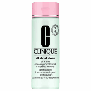 Leite Demaquilante Clinique All About Clean Micellar Milk Pele Mista a Oleosa, Tipos 3 e 4 200ml