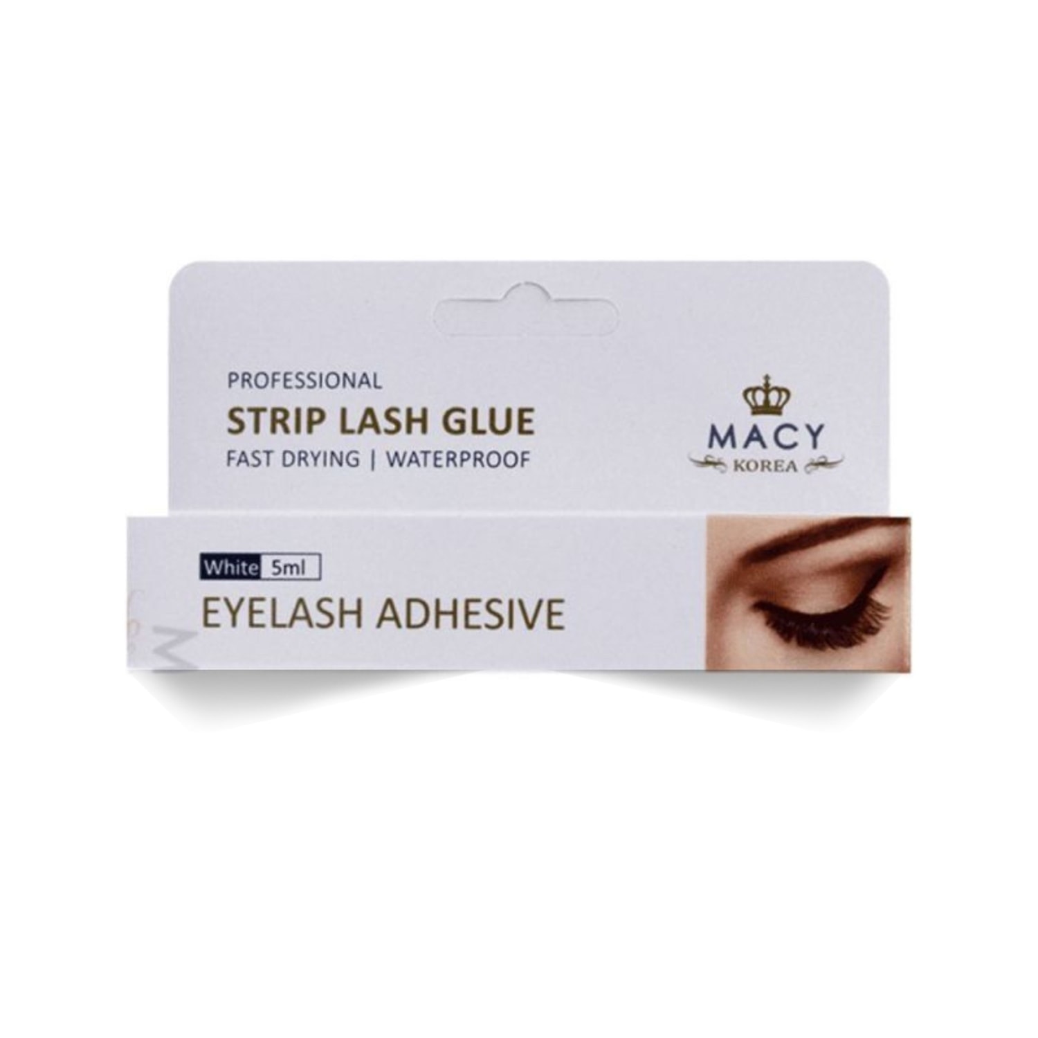 Cola para Cílios Postiços Macy White Secagem Rápida