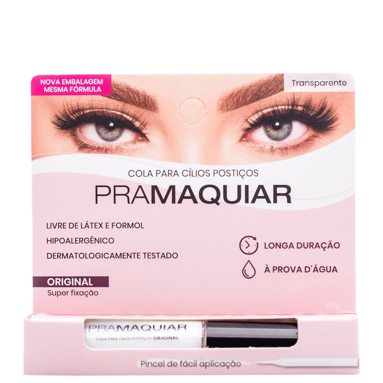 Cola para Cílios Postiços PRAMAQUIAR Original Transparente