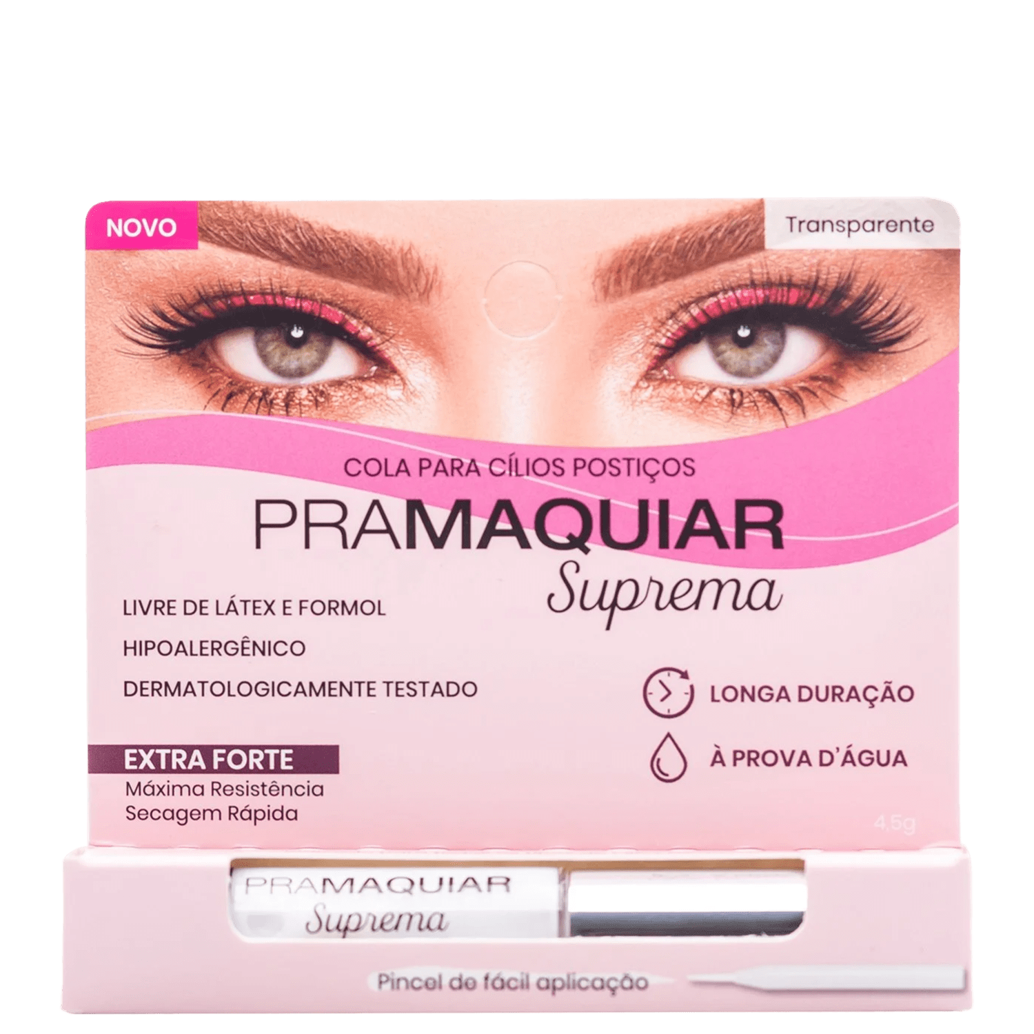 Cola para Cílios Postiços PRAMAQUIAR Suprema Extra Forte Transparente