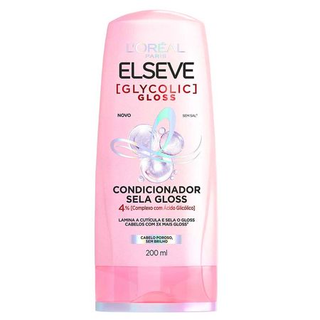 Condicionador Sela Gloss Loreal Paris Elseve Glycolic Gloss