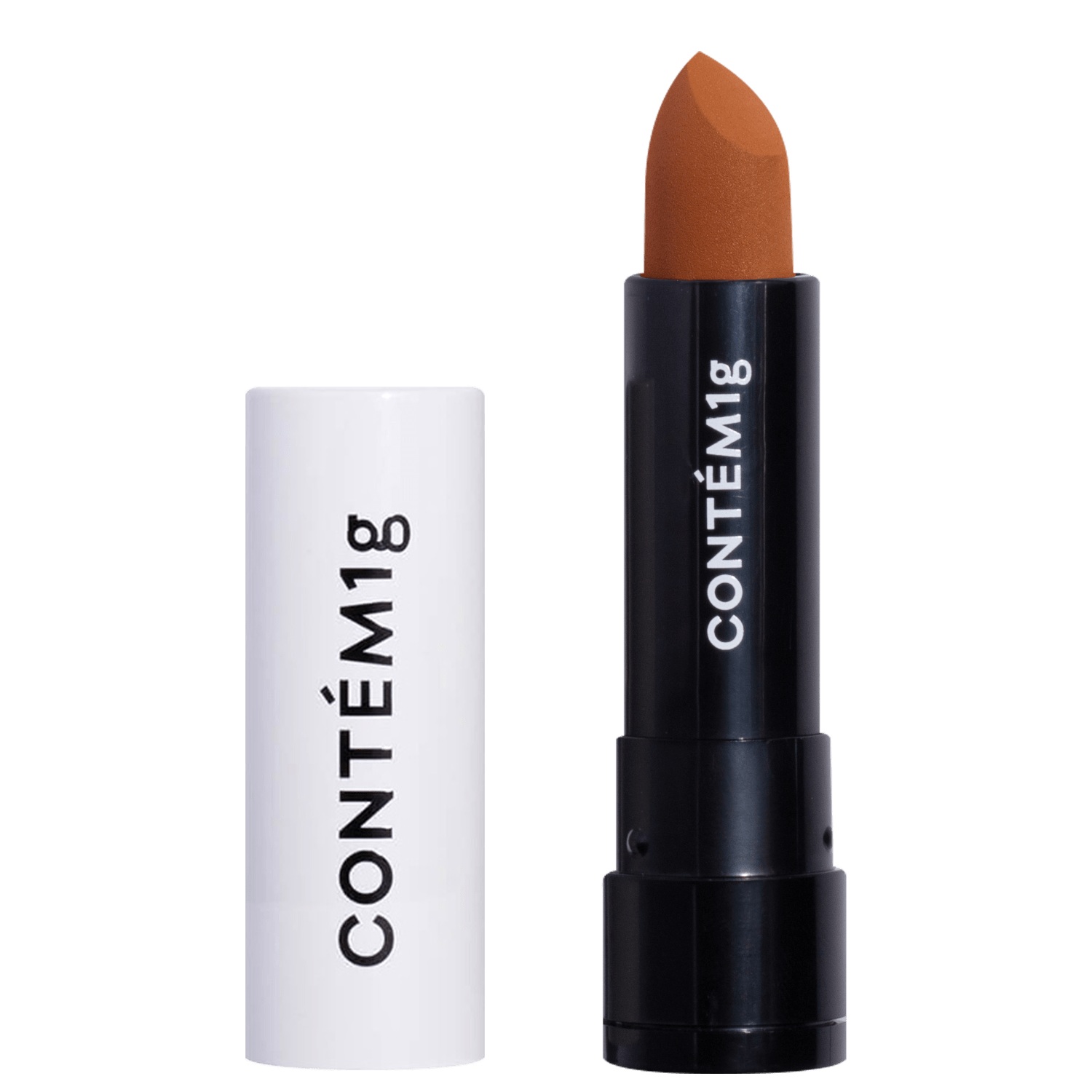 Batom Matte Contém1g Velvet Glam Orange 3.5g