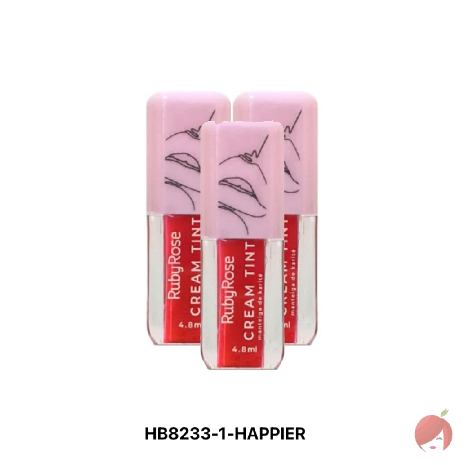 Cream Tint Ruby Rose Karité e Vitamina E Happier