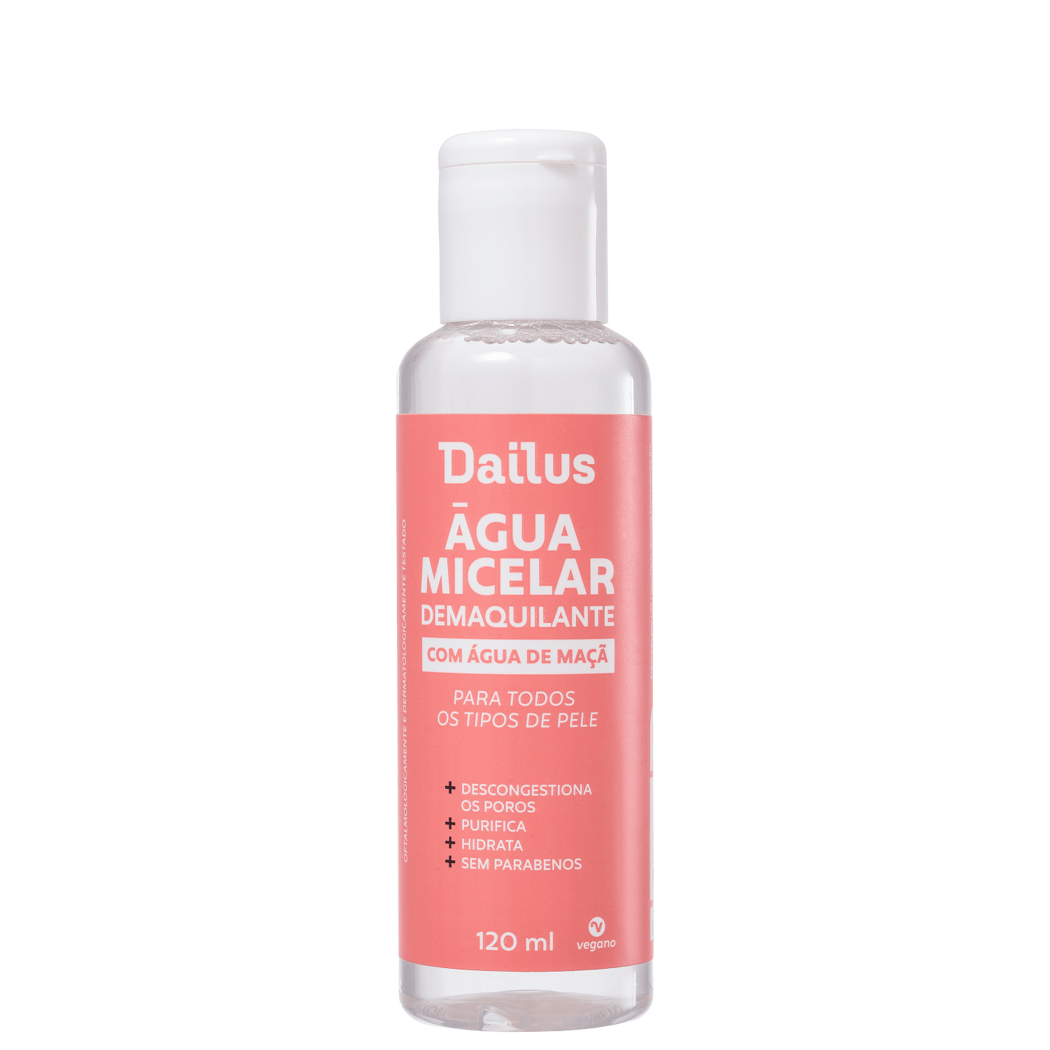Água Micelar Demaquilante Dailus 120ml