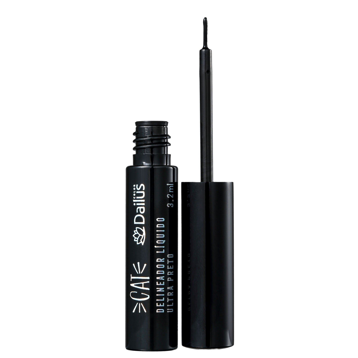 Delineador Líquido Dailus CAT 02 Preto 3,2ml