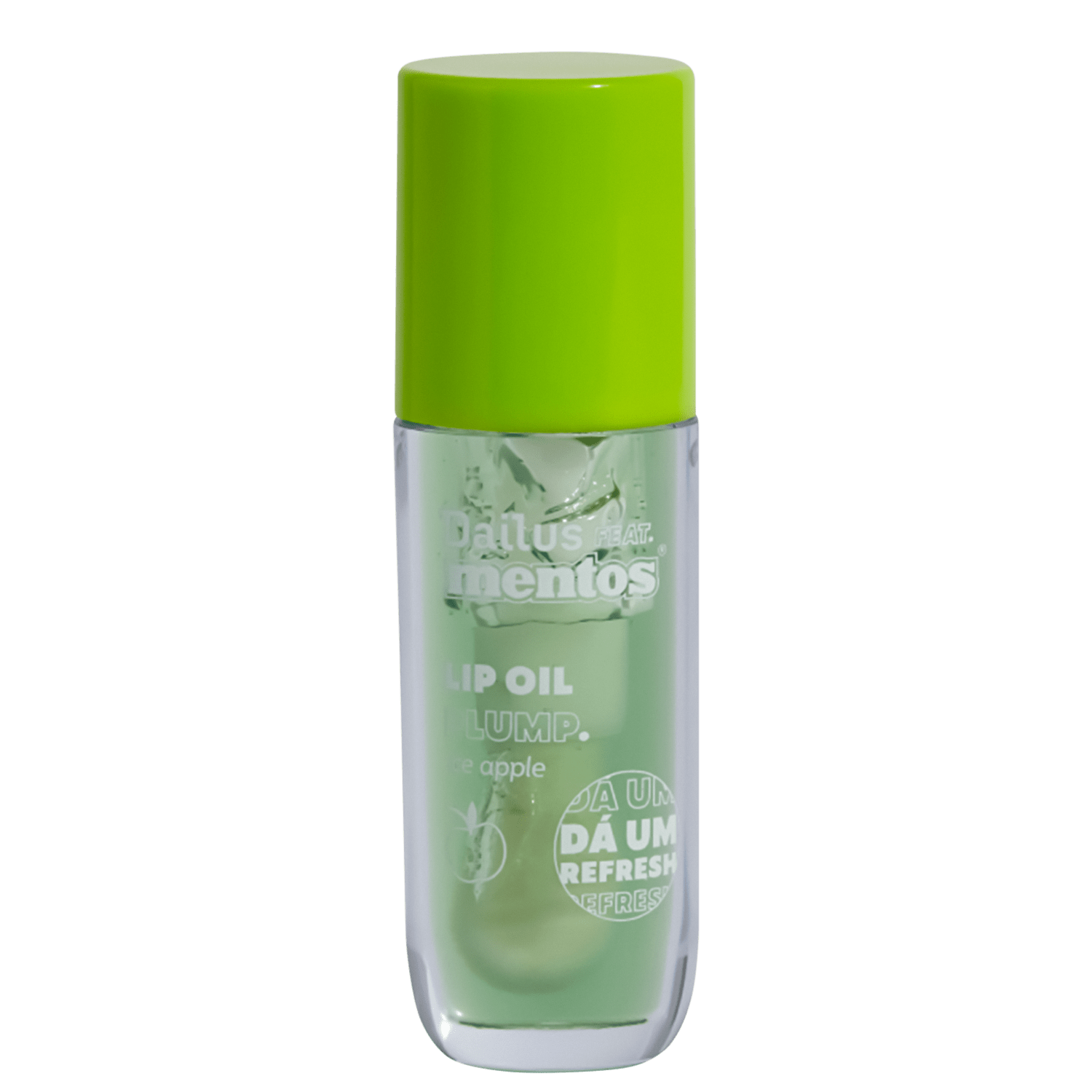Brilho Labial Dailus Feat Mentos Lip Oil Plump Ice Apple 4ml
