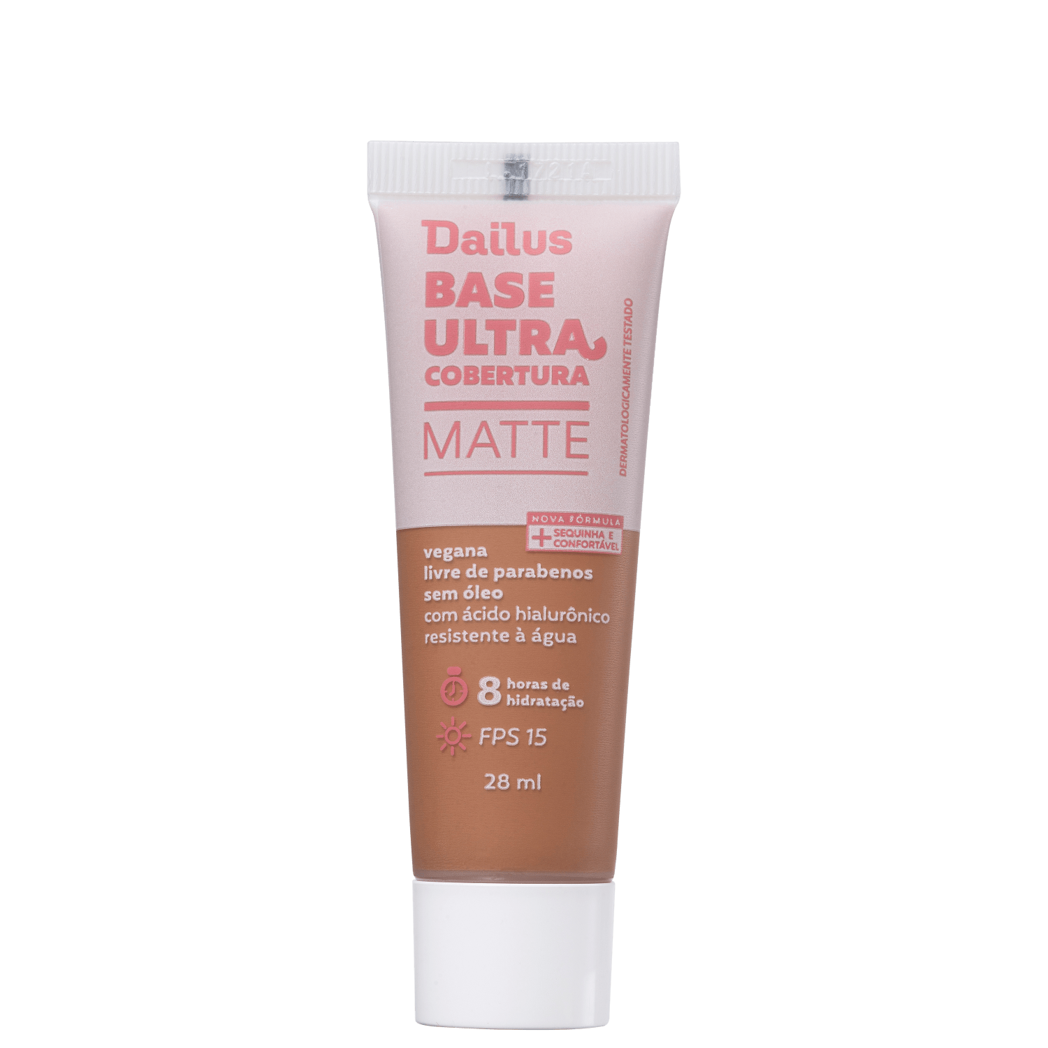 Base Líquida Dailus Ultra Cobertura Matte D10 Escuro 28ml
