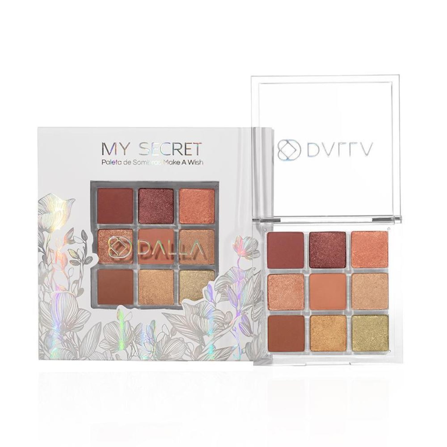 Paleta de Sombras Dalla Makeup My Secret Make a Wish 11g