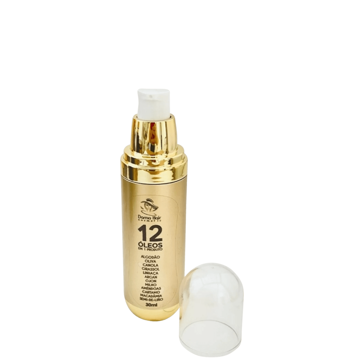 Óleo Capilar Dama Hair Cosmetic 12 em 1 30ml