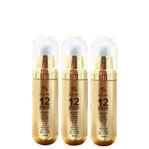 Óleo Capilar Dama Hair Cosmetic 12 em 1 (3 unidades) 30ml