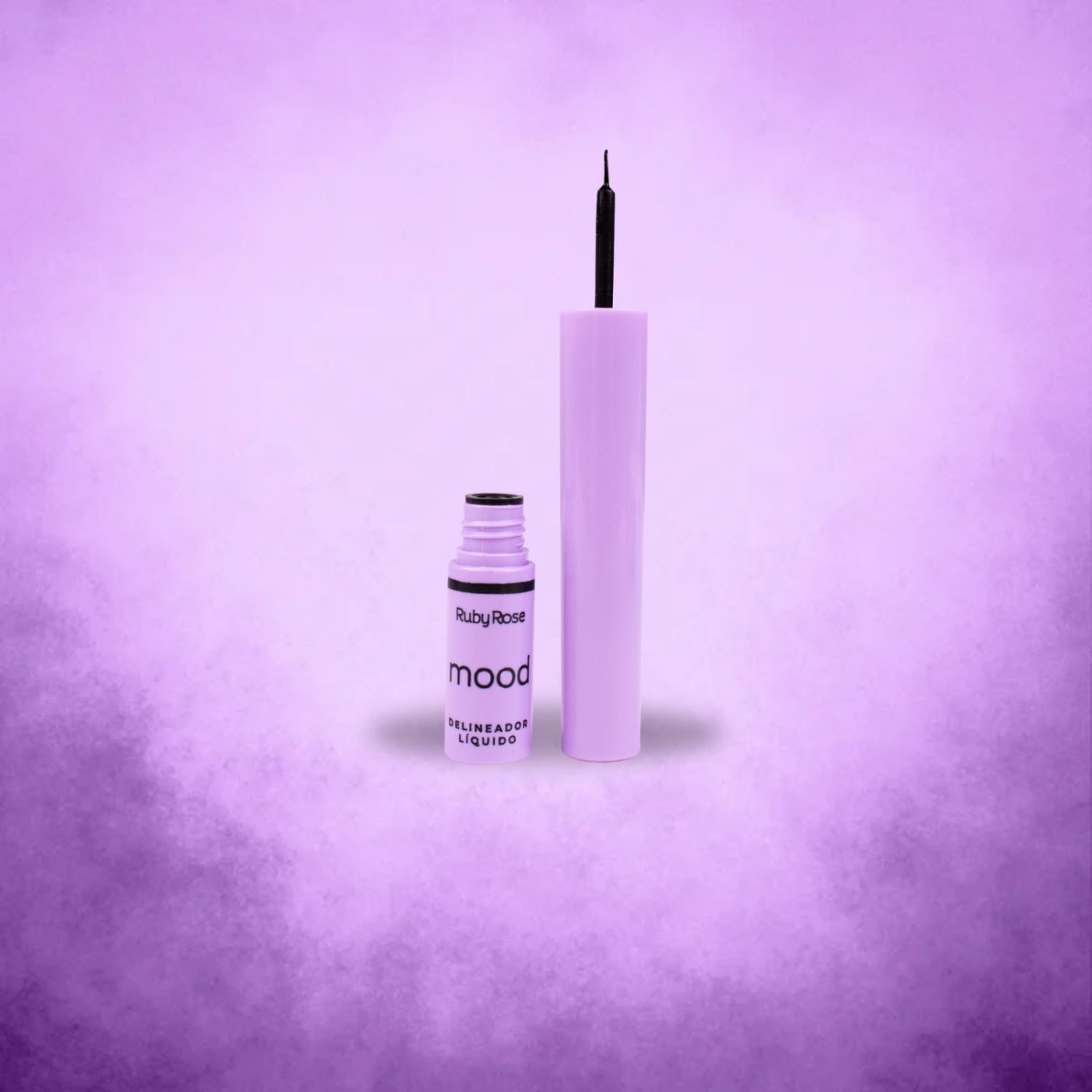 Delineador Líquido Ponta Fina Ruby Rose Mood Preto