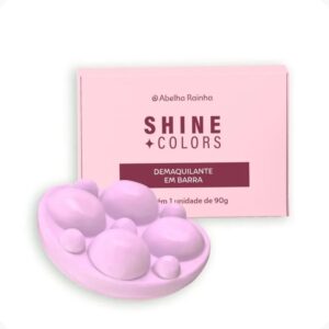 Demaquilante em Barra Abelha Rainha Shine Colors Remove Toda Maquiagem 90g REF 2774