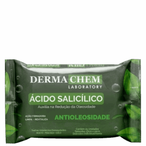 Lenço Demaquilante Dermachem Ácido Salicílico Antioleosidade 25 Unidades