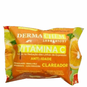 Lenço Demaquilante Dermachem Vitamina C 25 Unidades