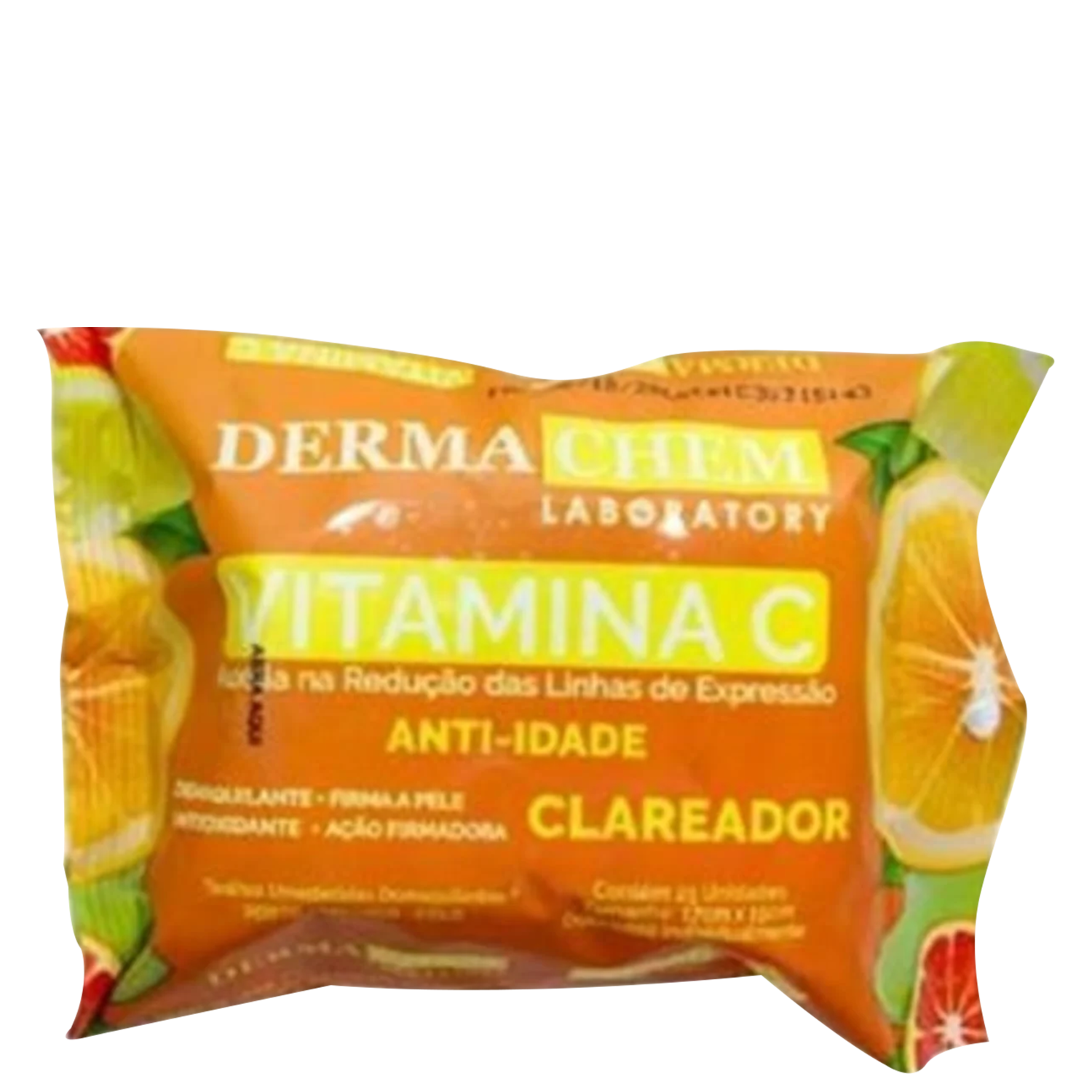 Lenço Demaquilante Dermachem Vitamina C 25 Unidades