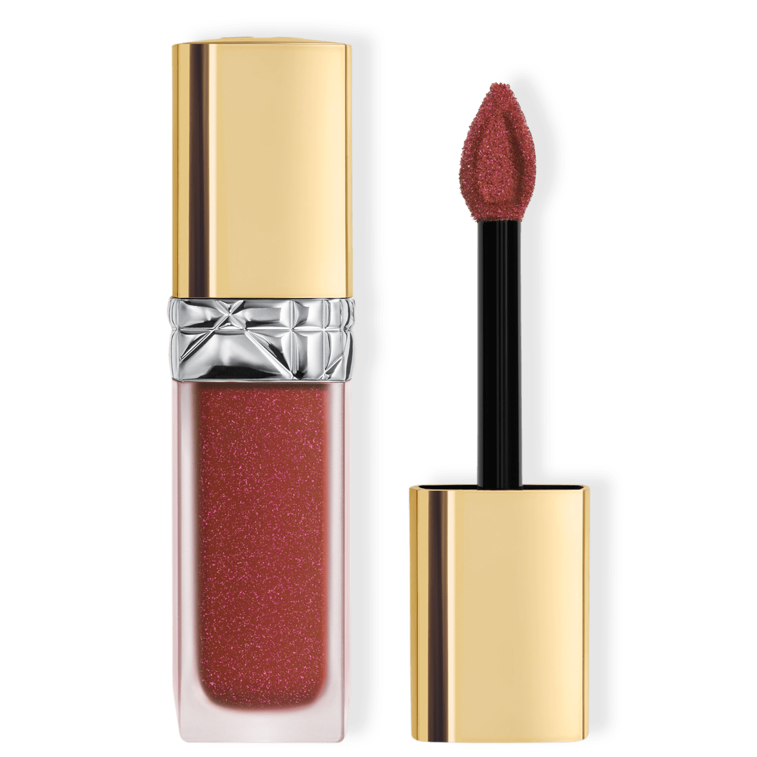 Batom Líquido Dior Rouge Dior Forever Liquid Sequin Holiday Look 843 6ml