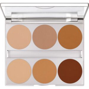 Paleta de Contorno Kryolan Dual Finish 6 Colors Sem G.