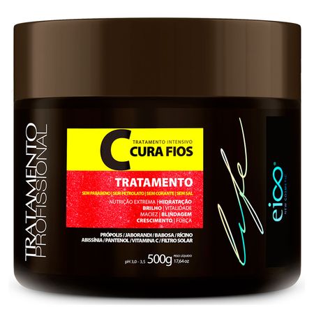 Máscara de Tratamento Capilar Eico Life Cura Fios 500g
