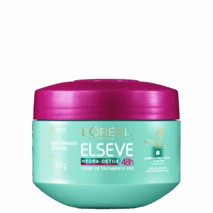 Máscara de Tratamento Elseve Loreal Paris Hydra Detox 48h 300g